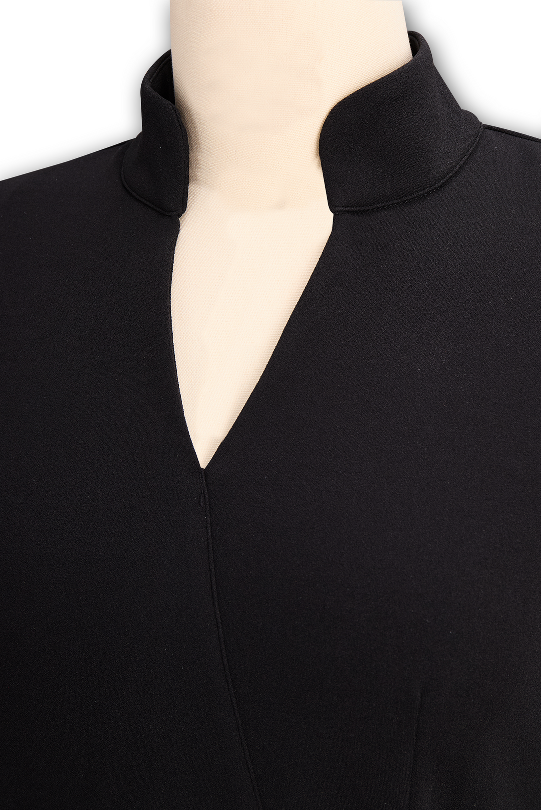 Rosie™- Refined Dress With Belt and Mandarin Collar