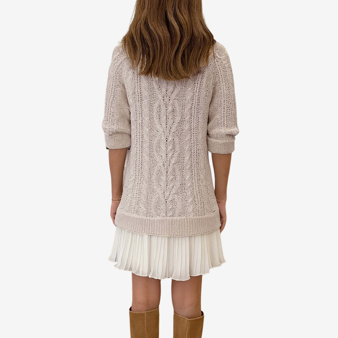 Freya™ - Knitted sweater dress