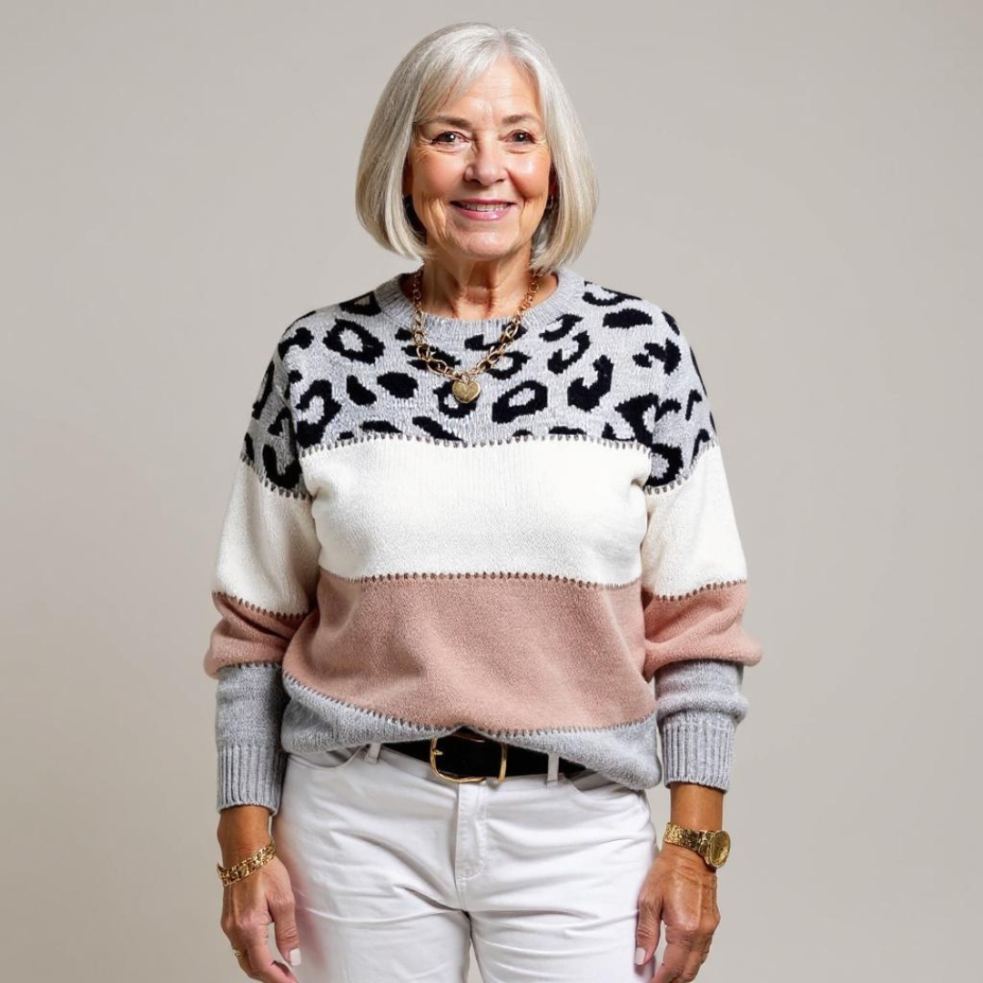 Pascalina | Leopard Print Casual Sweater