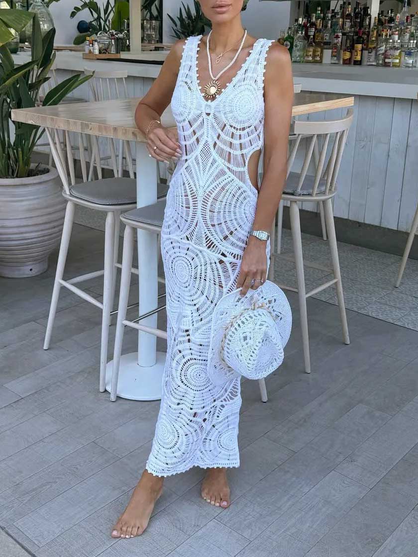 Monica - Chic Sleeveless Maxi Dress