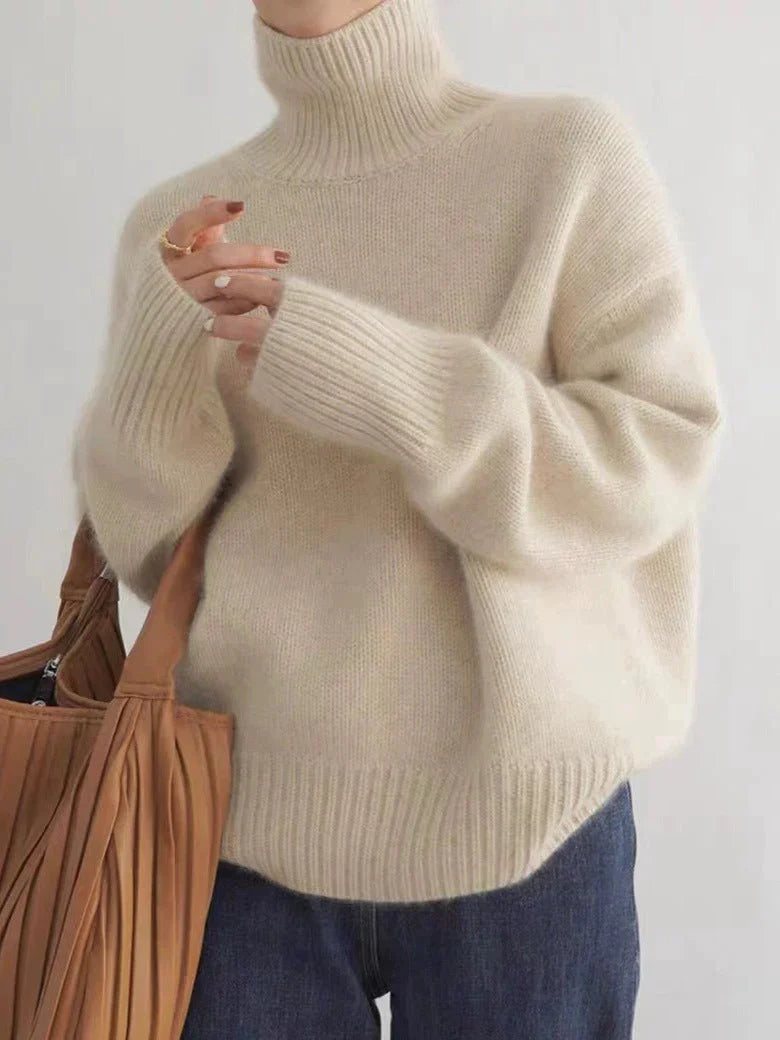 LOTTIE™ | CASHMERE TURTLENECK JUMPER