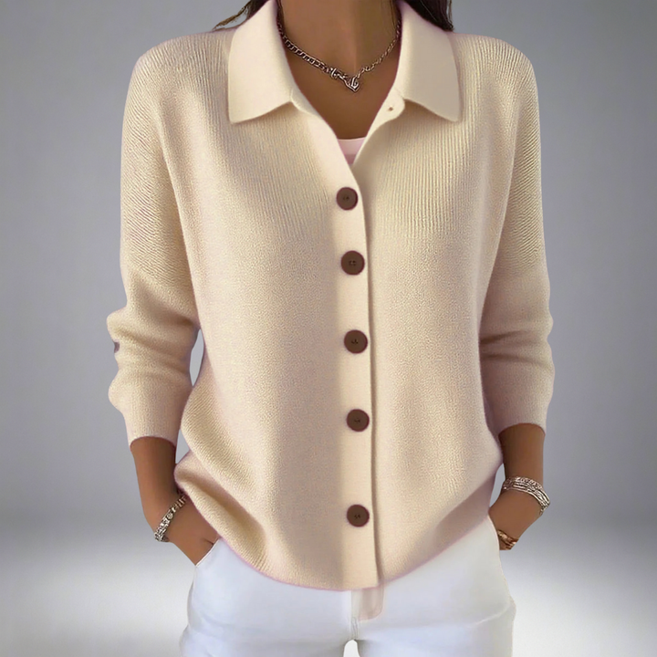 Layla™ Lapel Button Knitted Cardigan Sweater