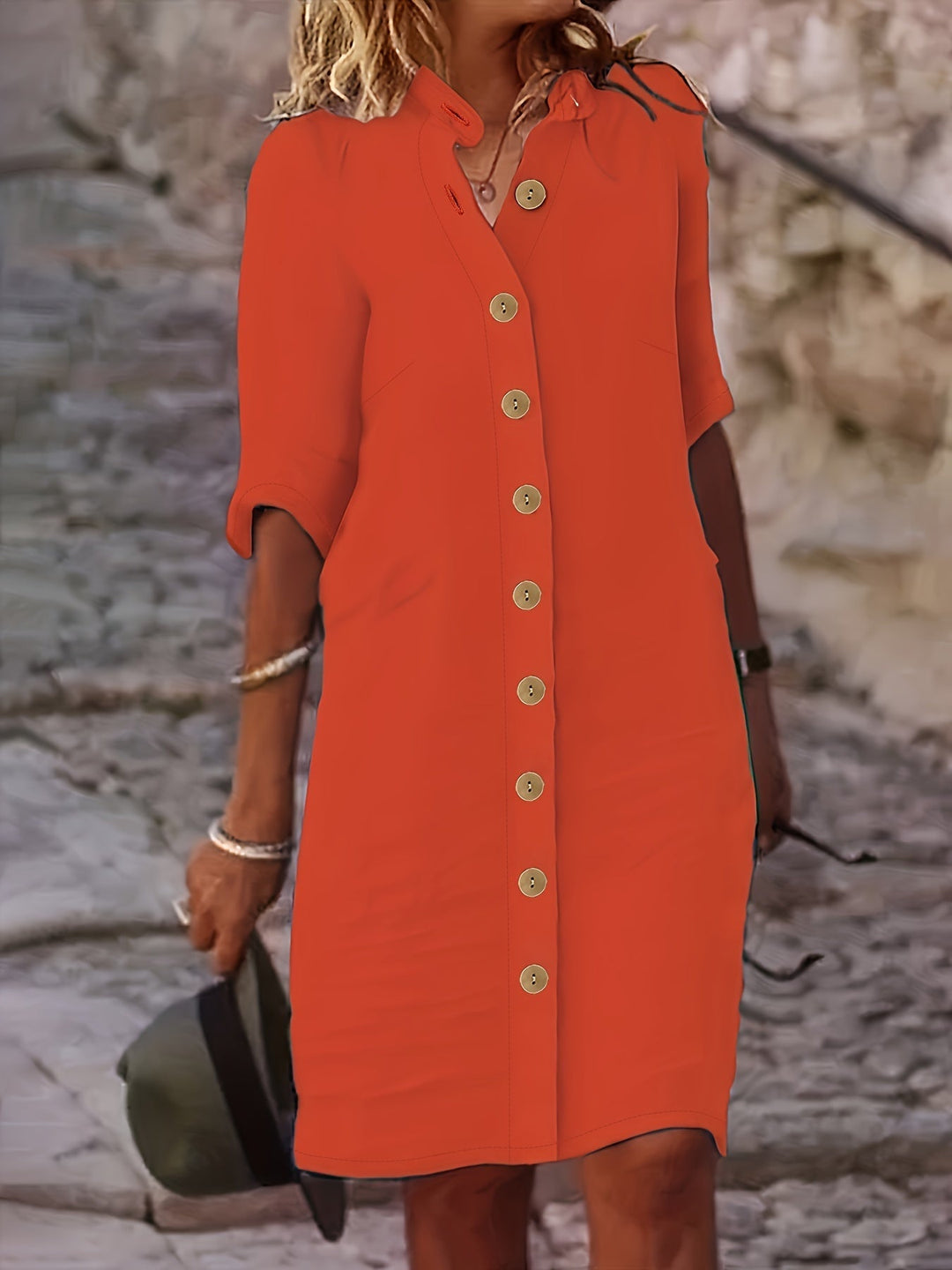 Jurele – Button-Down Shirt Dress