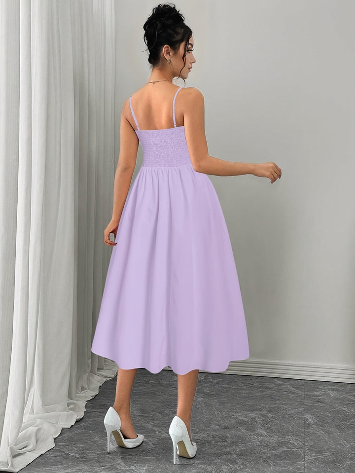 Valencia Ruched Off-Shoulder Dress