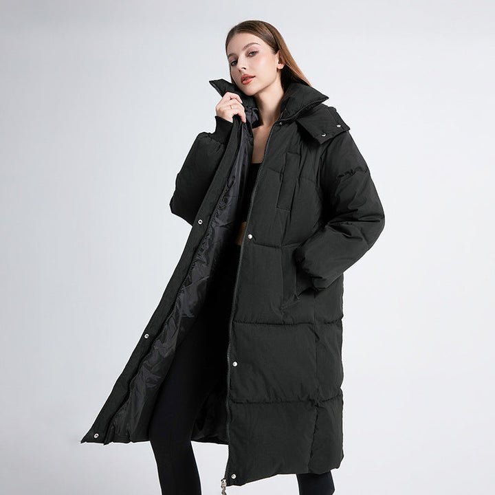 GIA™ - Classic Hooded Long Puffer Coat