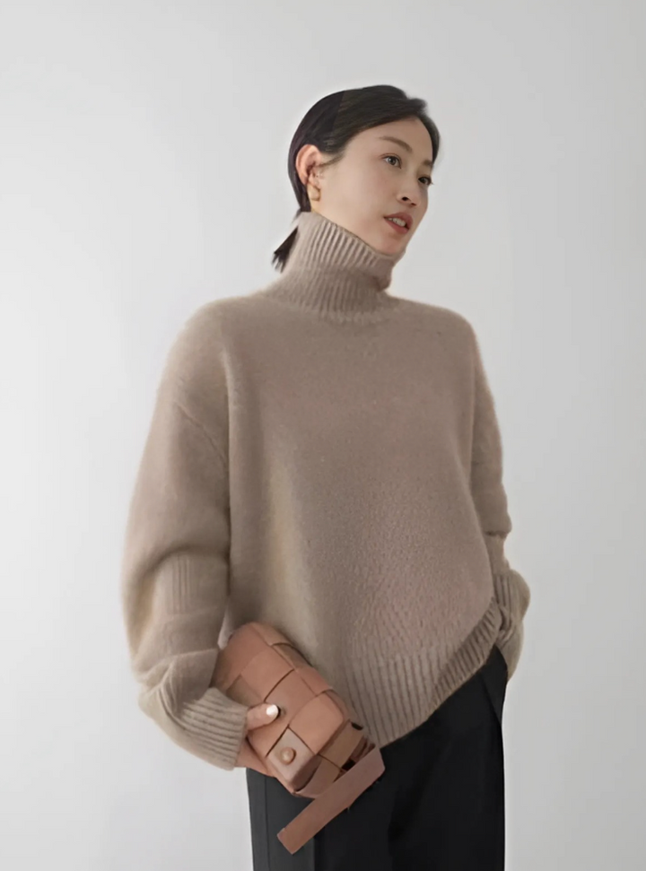 LOTTIE™ | CASHMERE TURTLENECK JUMPER