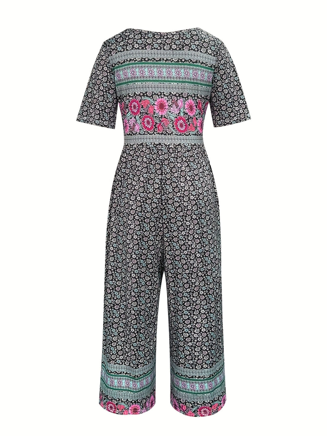 Teri-Floral Print Casual Versatile Dress