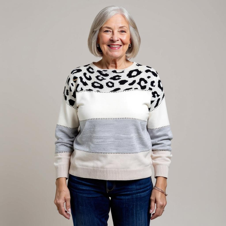 Pascalina | Leopard Print Casual Sweater