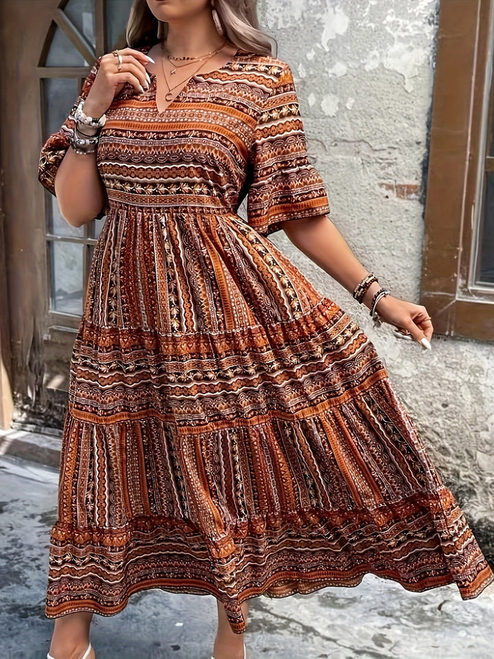Mandy | Plus Size Multicolor Dress
