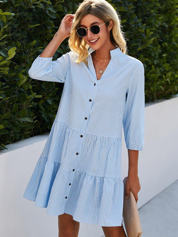 Amy-Light Blue Summer Dress