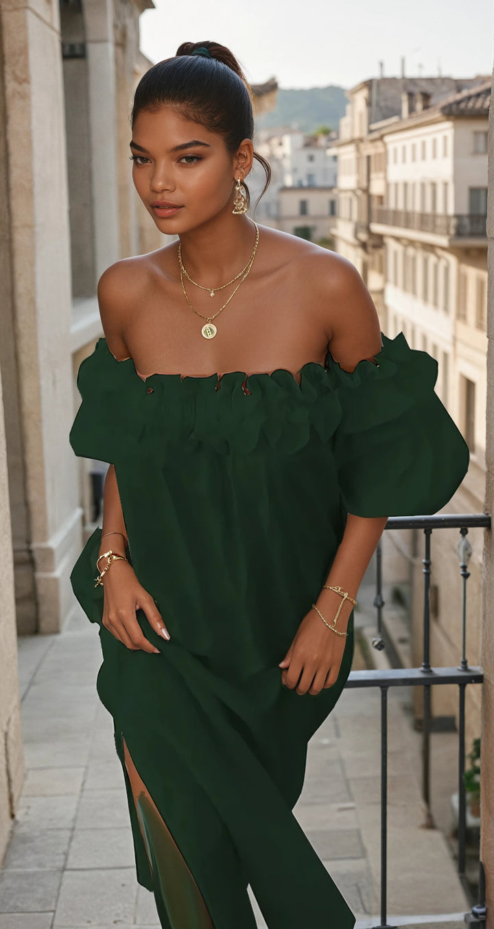 Francisca™ - Elegant Off Shoulder Summer Dress