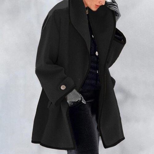Elena | Elegant women's coat with buttons and modern cut
